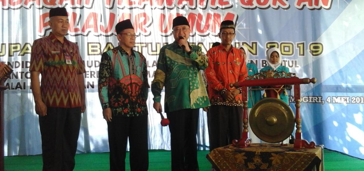 Bupati Bantul Membuka MTQ