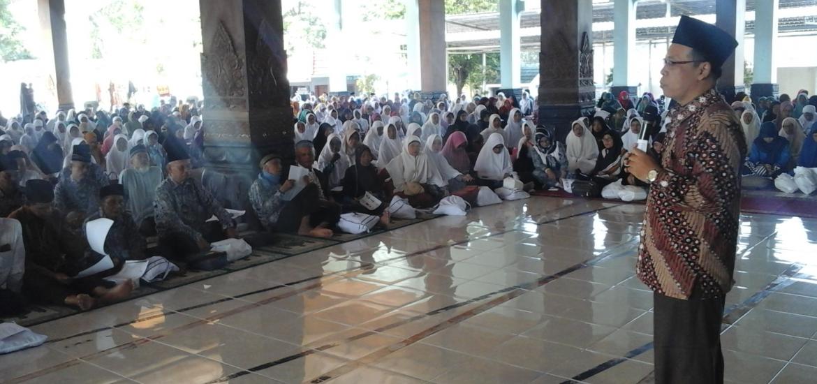 Kepala Kantor Kemenag Bantul Memberikan Pengarahan