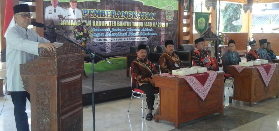 Bupati Bantul melepas jamaa