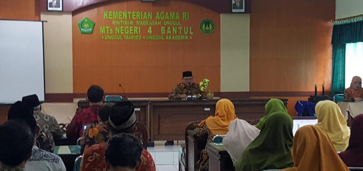 Kelas khusus tahfidz MTsN 4 Bantul