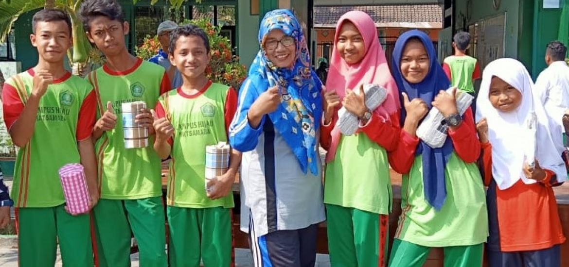 Peserta senam terbaik