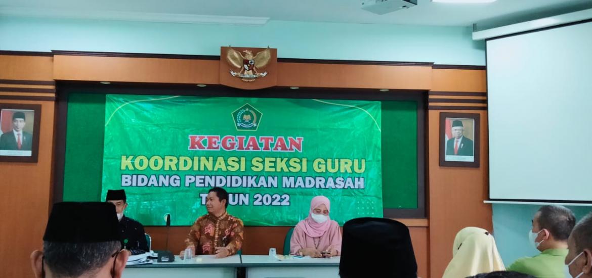 KEPALA MTsN 7 BANTUL HADIRI KEGIATAN KOORDINASI SEKSI GURU BIDANG ...