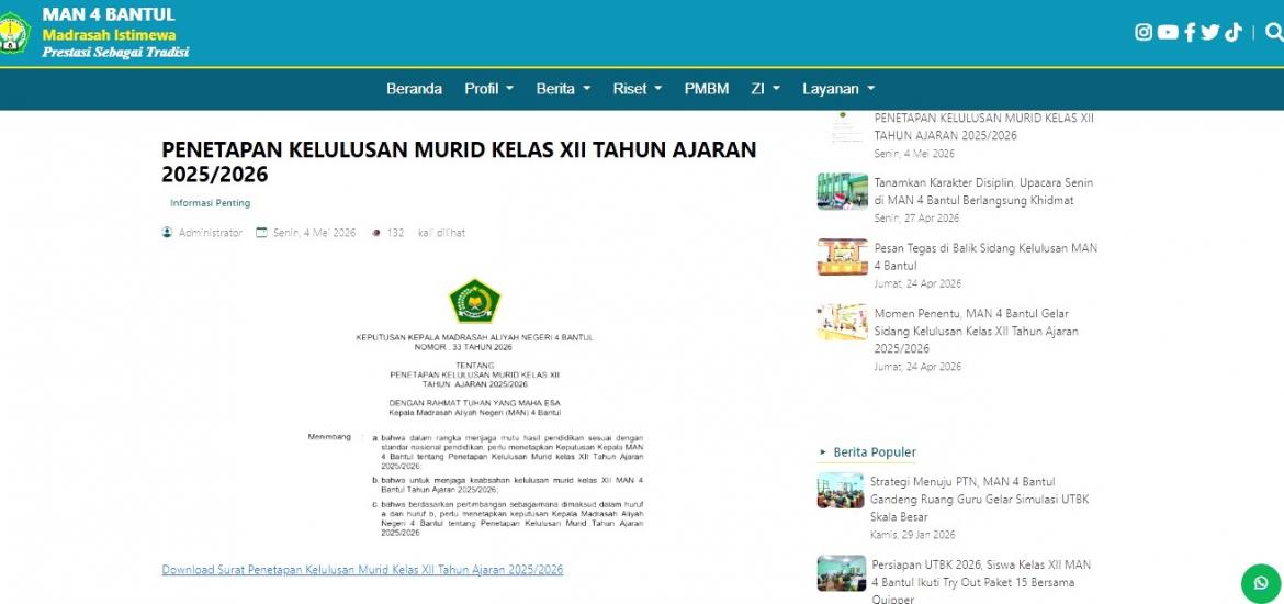 MAN 4 Bantul