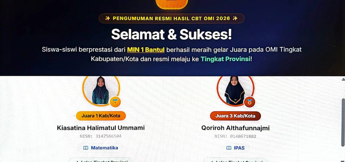 MIN 1 Bantul