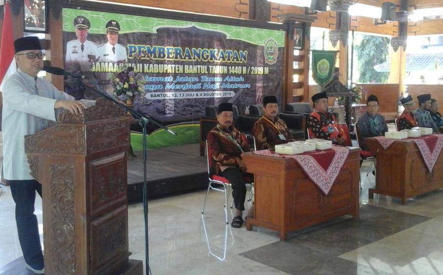 Bupati Bantul melepas jamaa