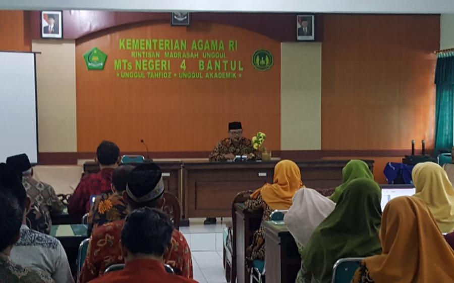 Kelas khusus tahfidz MTsN 4 Bantul