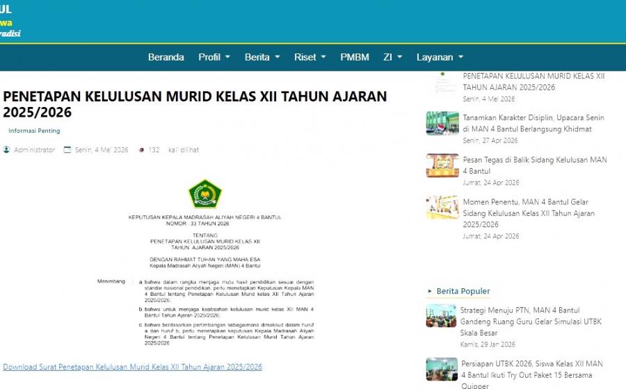 MAN 4 Bantul